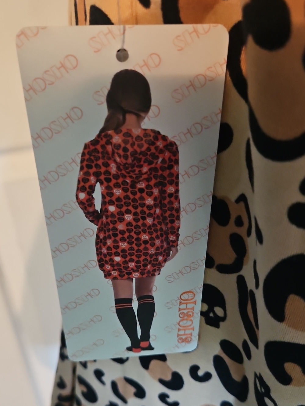 Halloween Skulls Nightshirt And Socks - Picture 6 of 7